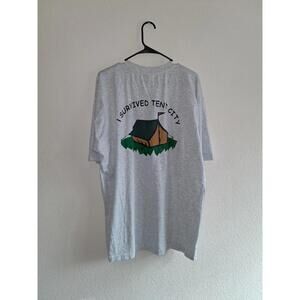 Operation Iraqi Freedom Tent City T Shirt Size Xxl